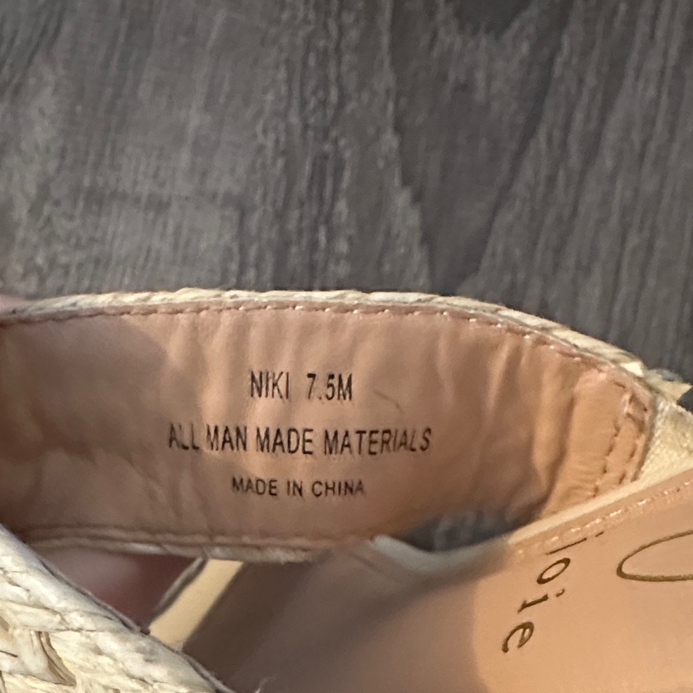 Joie Natural Woven Sandals - Picture 2 of 5